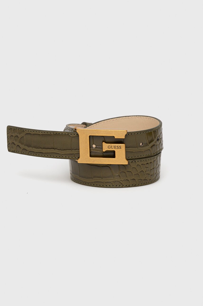 

Колан Guess дамски в зелено, Зелен