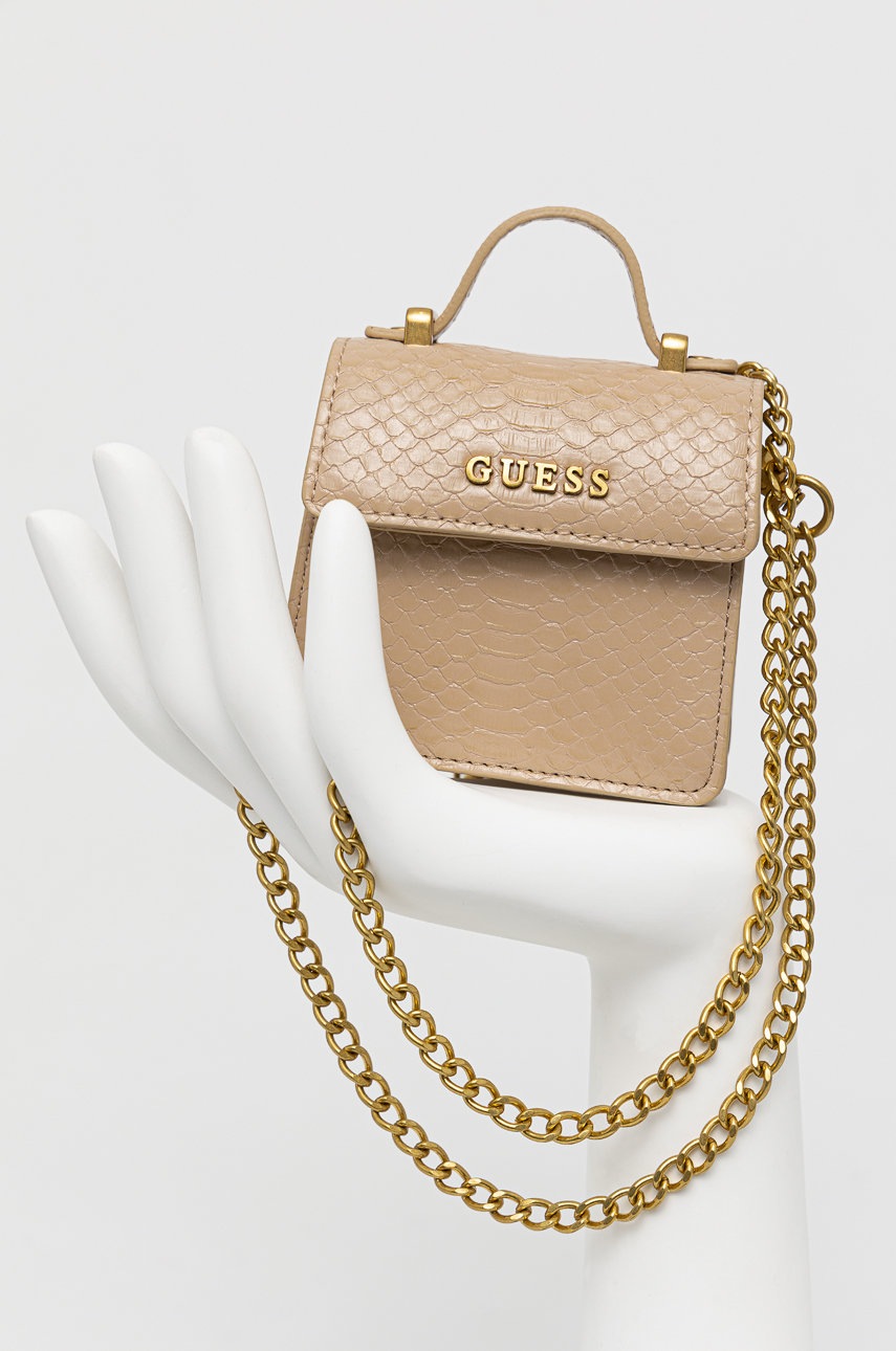 

Ремінь Guess жіночий колір бежевий