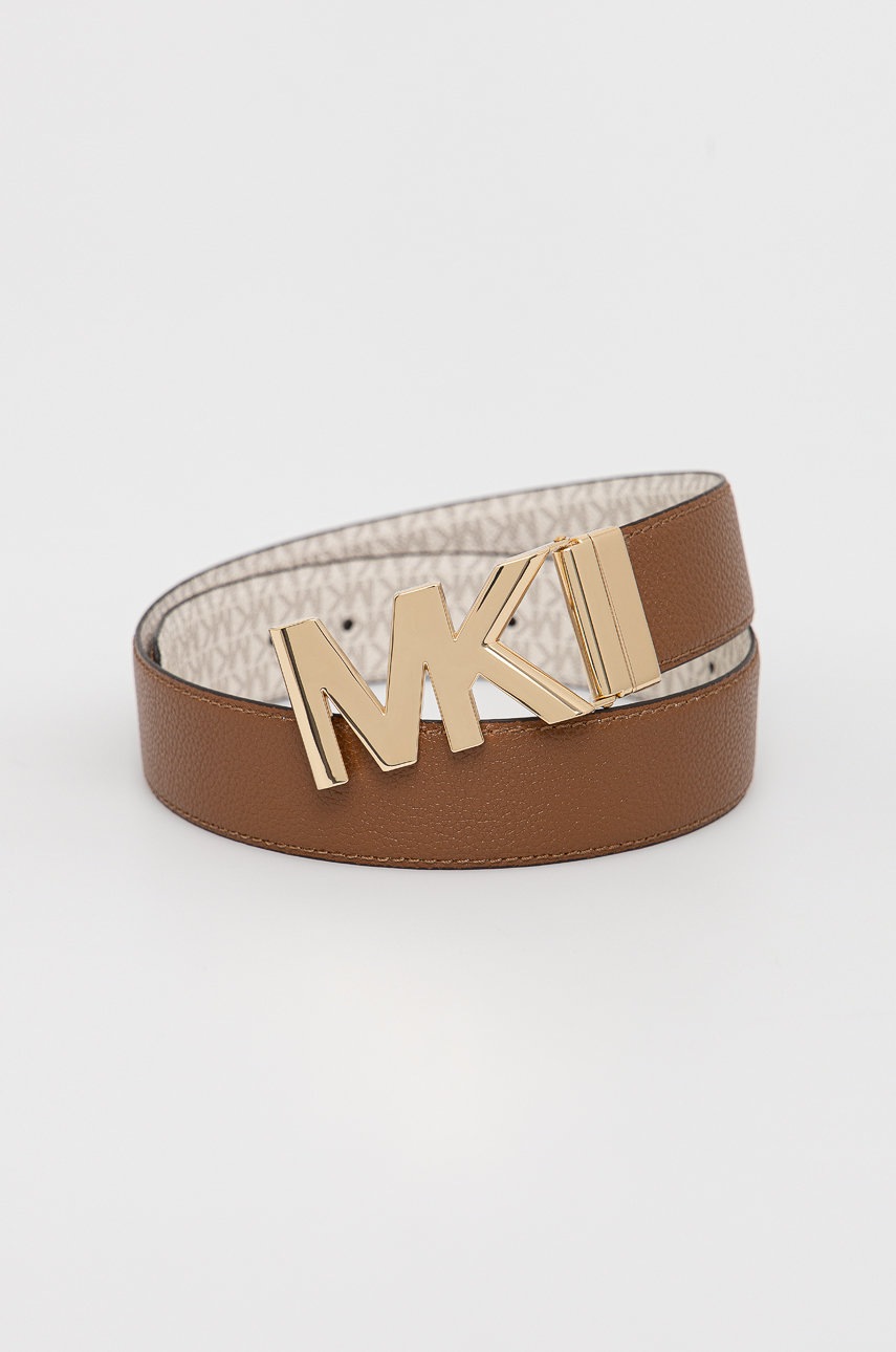 

Кожен колан с две лица MICHAEL Michael Kors дамски в кафяво, Кафяв
