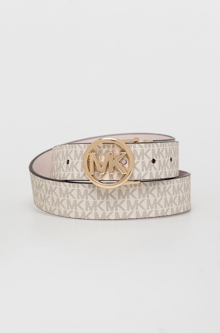 

Двусторонний ремень MICHAEL Michael Kors женский цвет бежевый