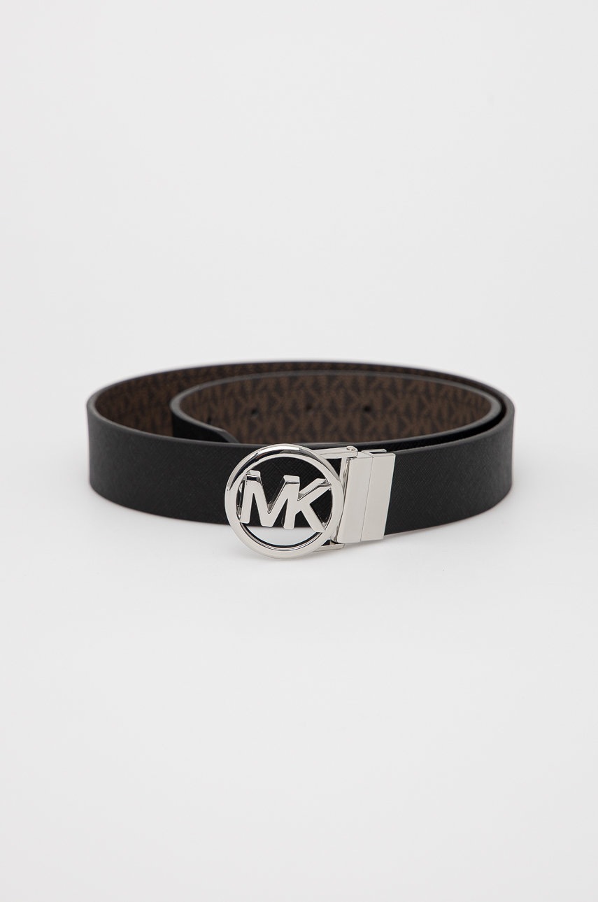 

Колан с две лица MICHAEL Michael Kors дамски в черно, Черен