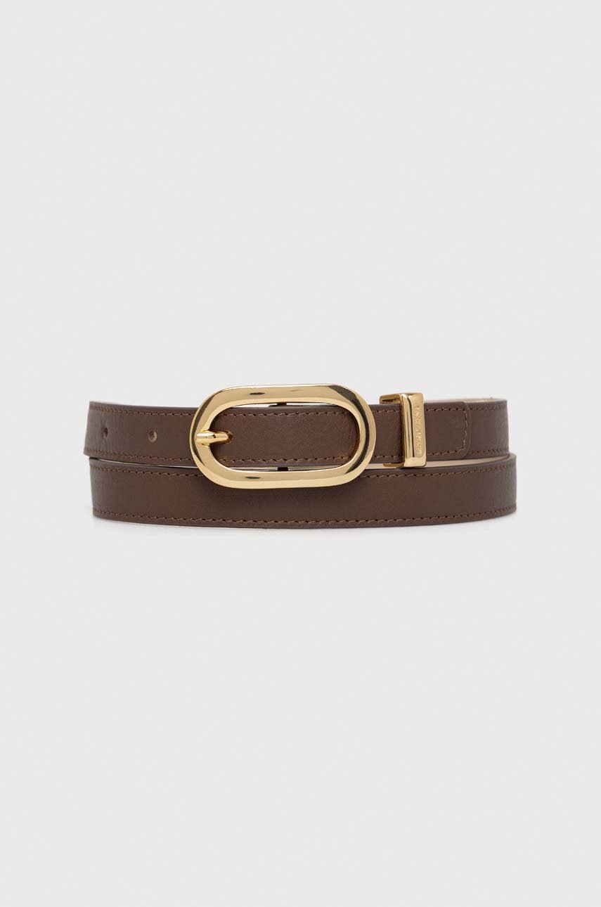

Кожен Колан Marciano Guess дамски в кафяво, Кафяв