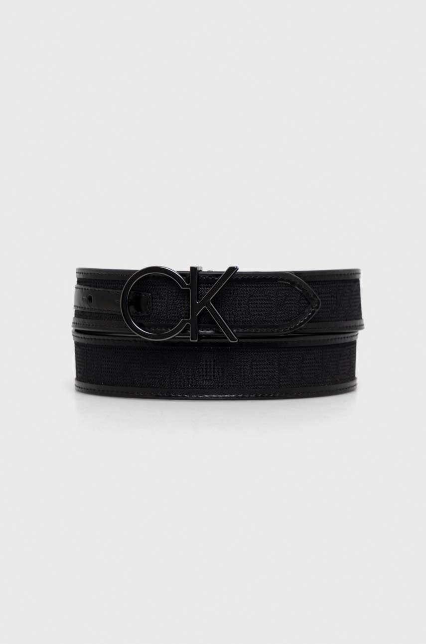 

Колан Calvin Klein дамски в черно, Черен