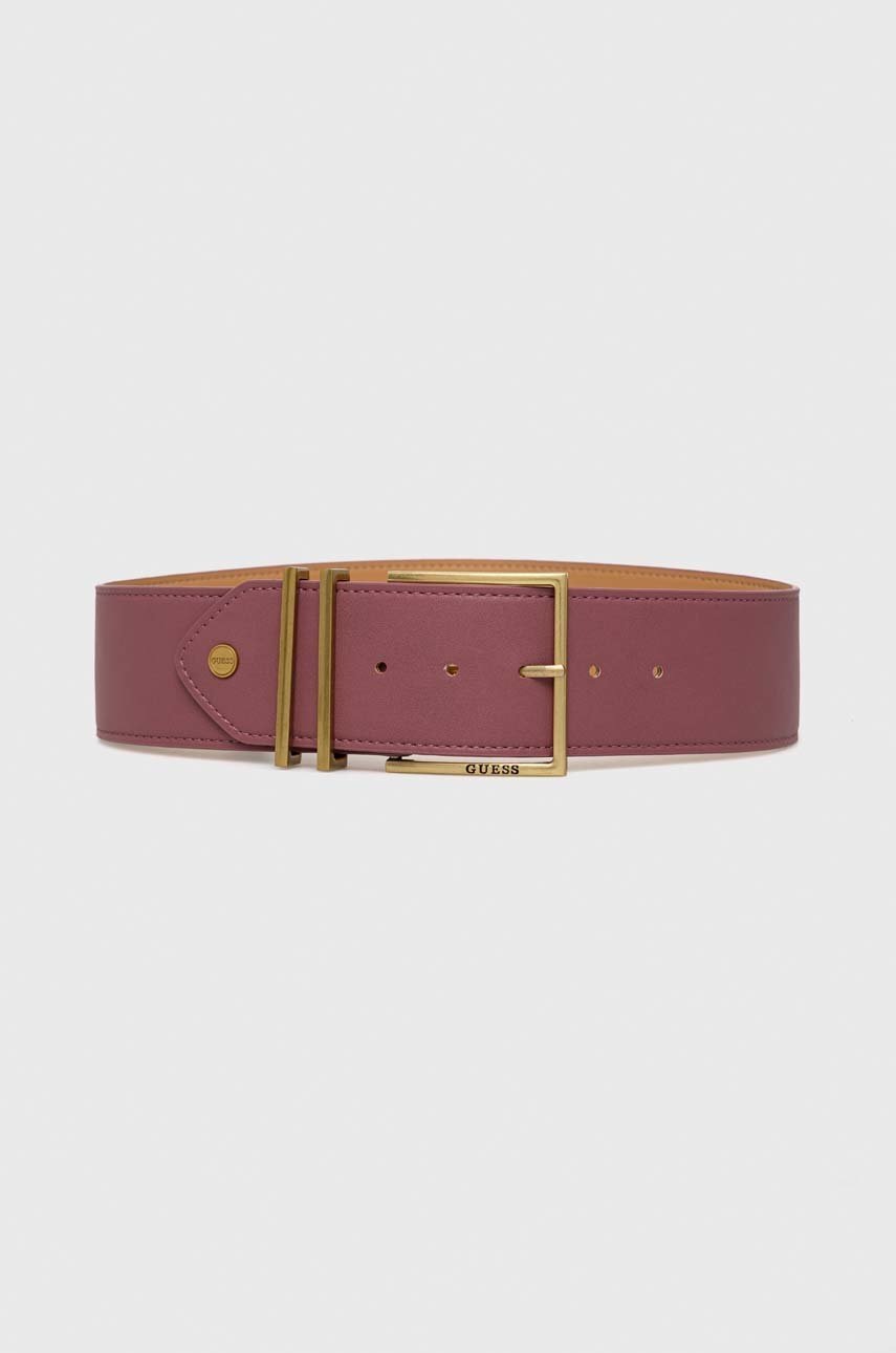 

Ремінь Guess жіночий колір рожевий