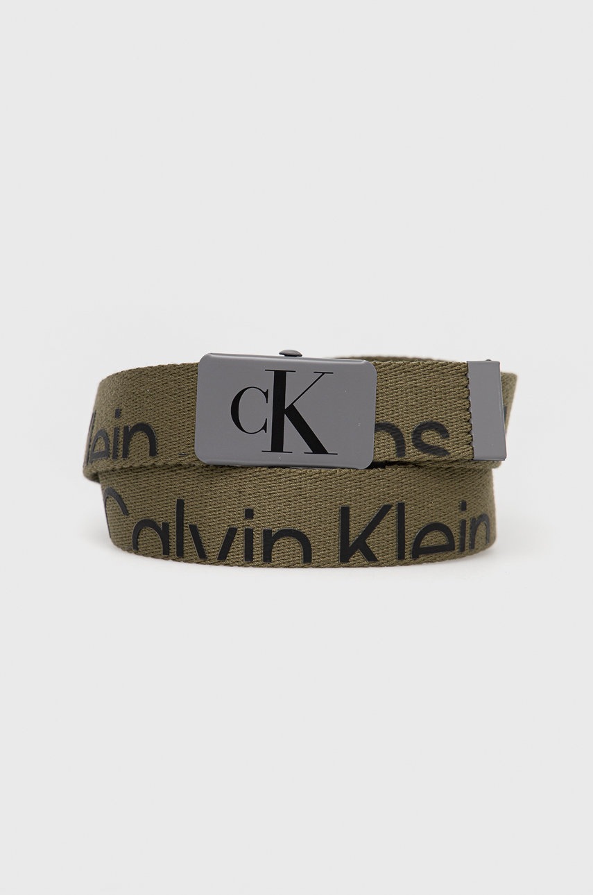 

Детски колан Calvin Klein Jeans в кафяво, Зелен