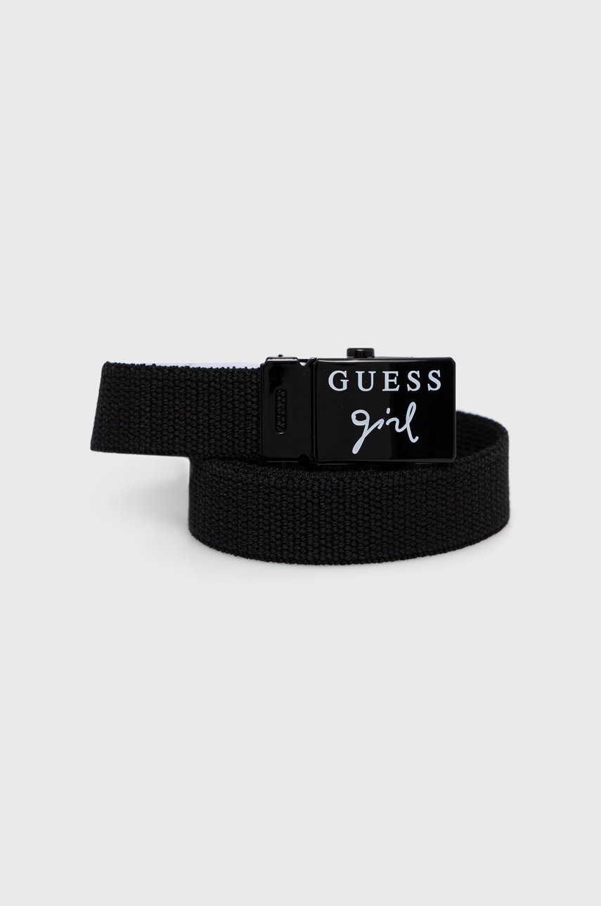 

Детски колан Guess в черно, Черен