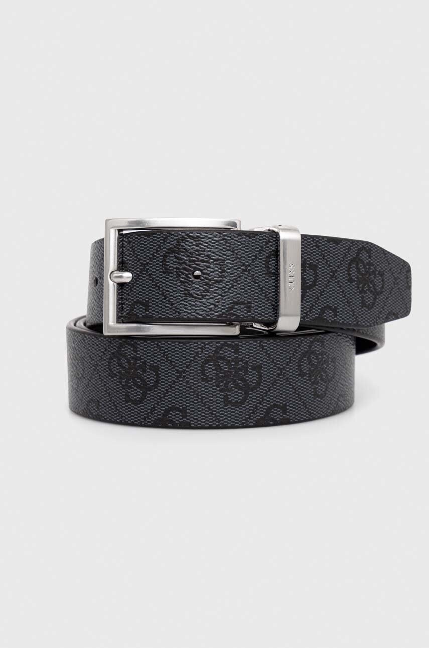 

Двусторонний ремень Guess мужской цвет коричневый