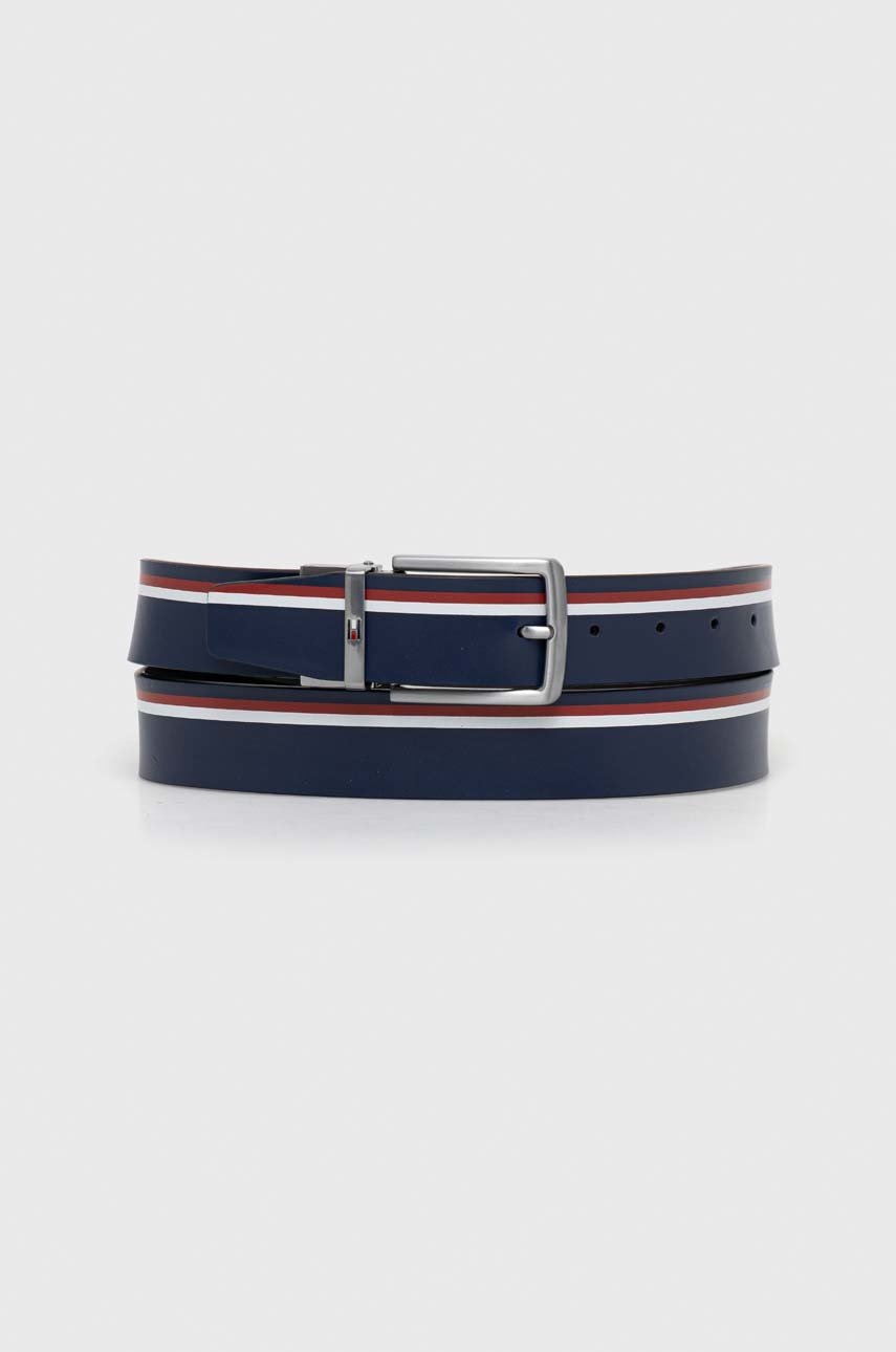 

Кожен колан с две лица Tommy Hilfiger мъжки в черно, Черен