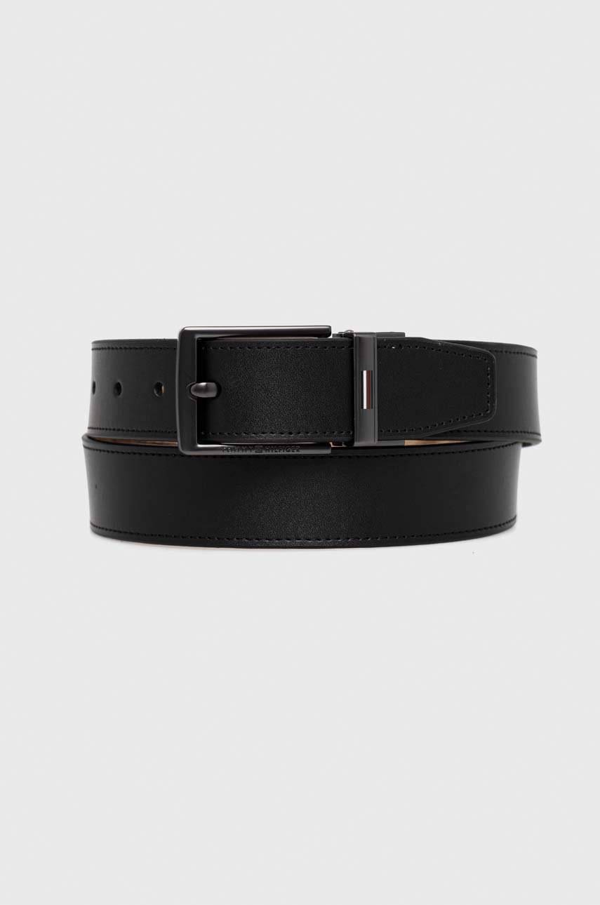 

Колан Tommy Hilfiger мъжки в черно, Черен