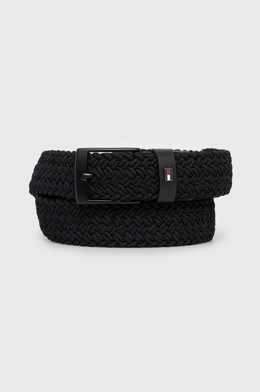 

Колан Tommy Hilfiger мъжки в черно, Черен