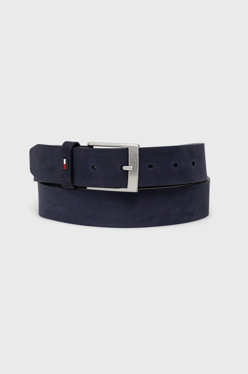 

Кожен колан Tommy Hilfiger мъжки в тъмносиньо, Тъмносин