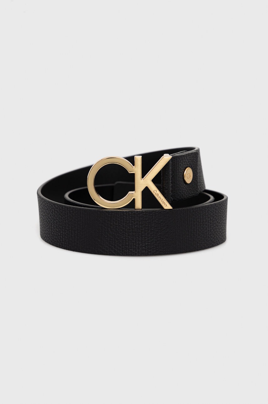 

Колан Calvin Klein мъжки в черно, Черен