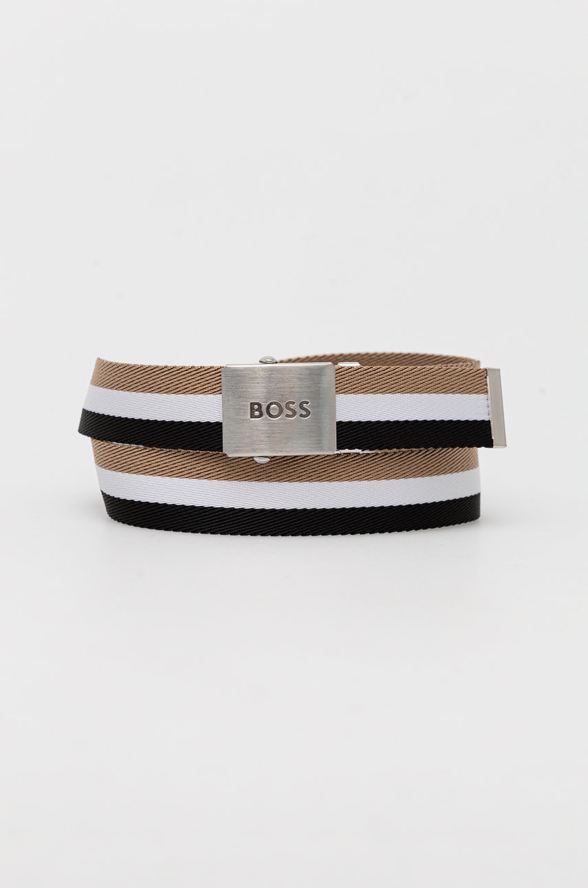 

Колан BOSS мъжки в кафяво, Кафяв