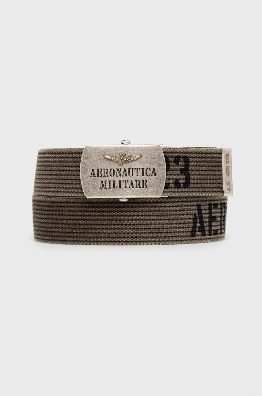 

Колан Aeronautica Militare мъжки в зелено, Зелен