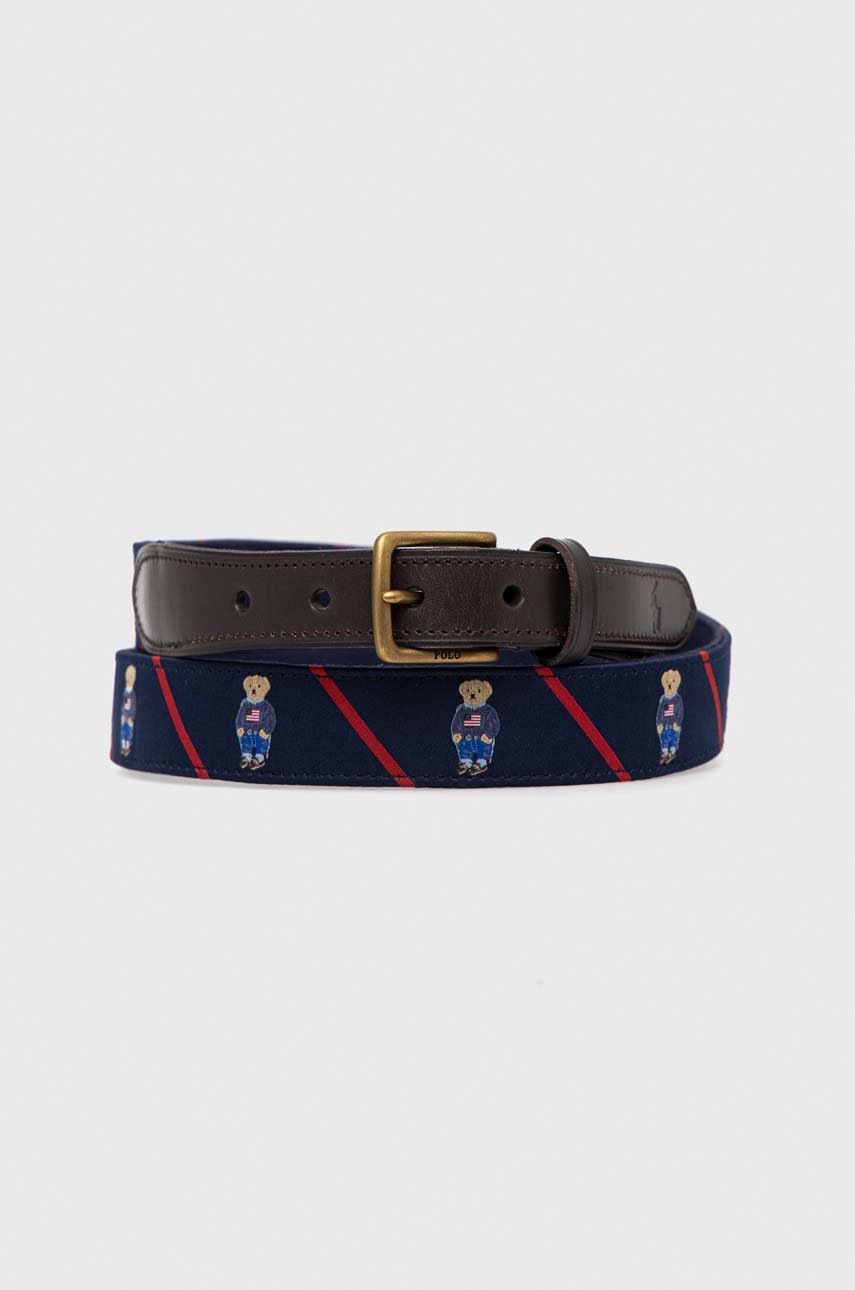 

Колан Polo Ralph Lauren мъжки в тъмносиньо, Тъмносин