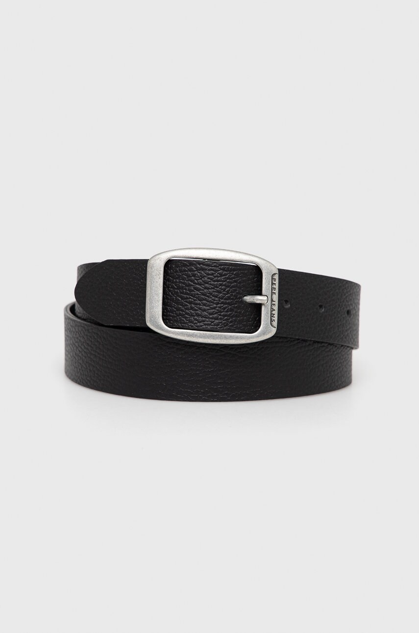 Pepe jeans curea barbati, culoarea negru