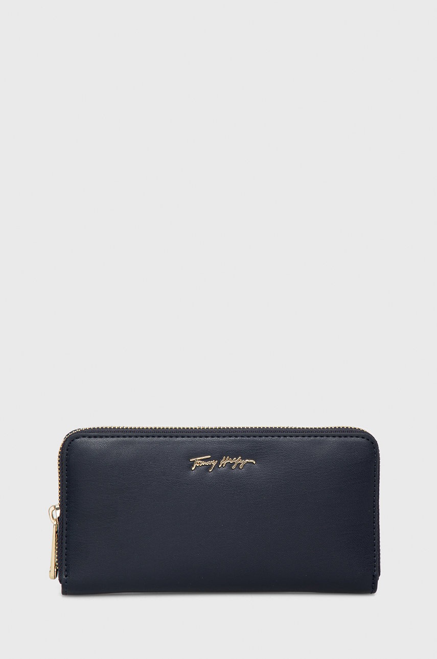 

Портфейл Tommy Hilfiger дамски в тъмносиньо, Тъмносин