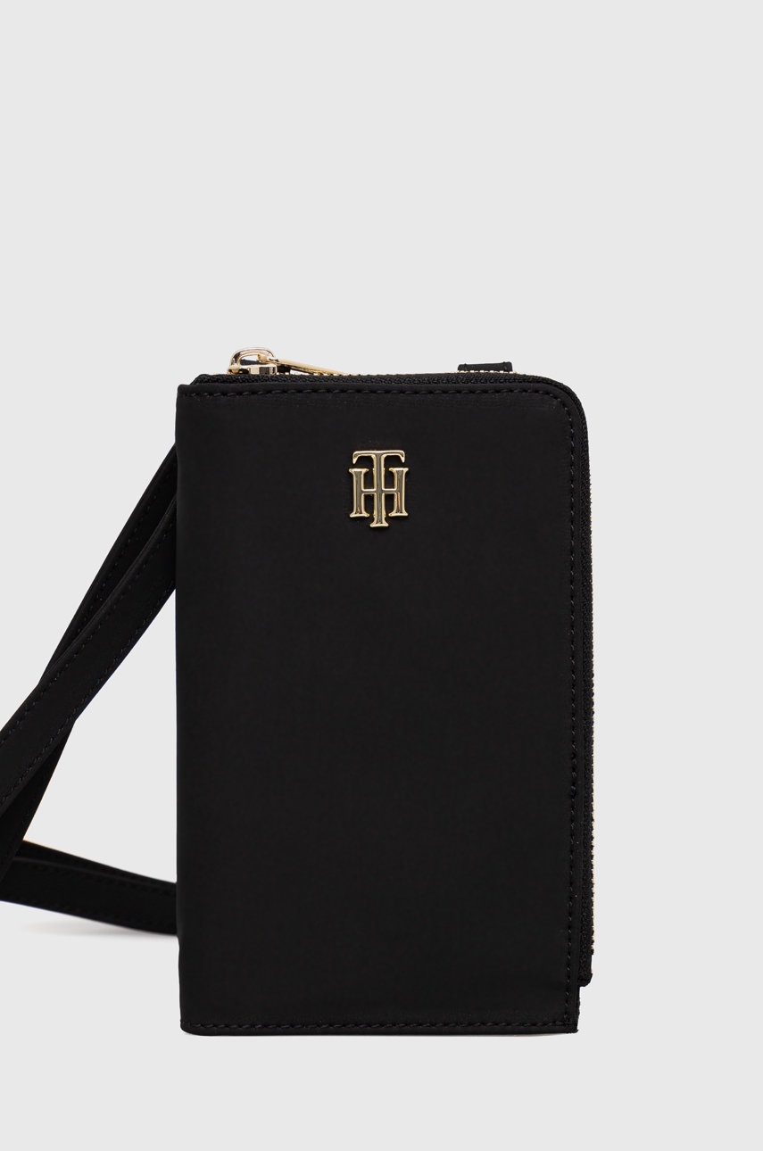 

Калъф за телефон Tommy Hilfiger в черно, Черен