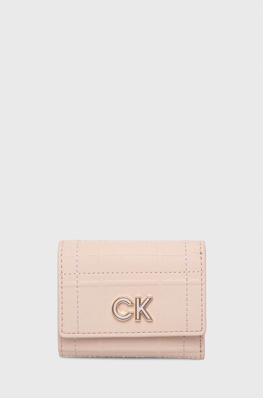 

Портфейл Calvin Klein дамски в розово, Розов