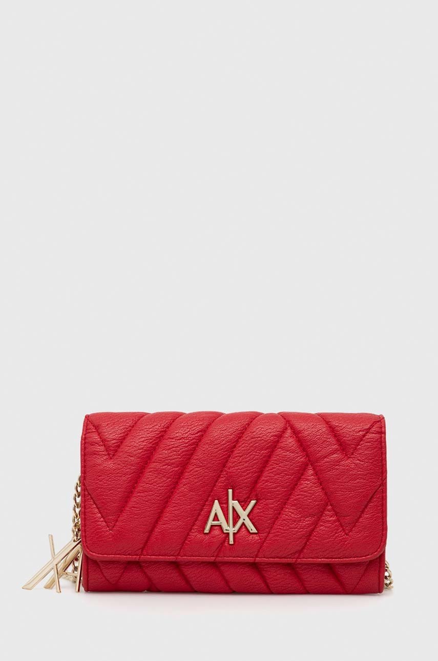

Клъч Armani Exchange в червено, Червен
