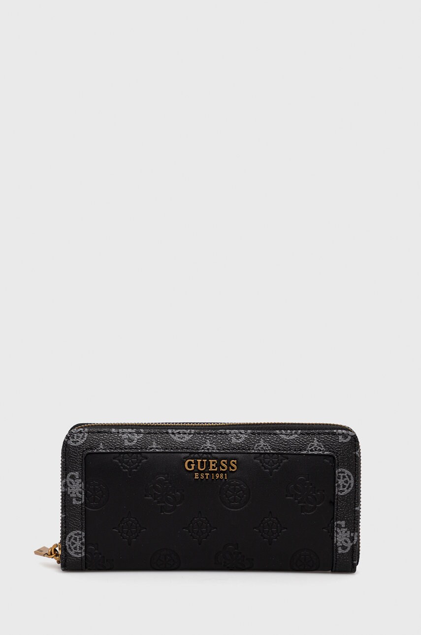 

Портфейл Guess дамски в черно, Черен