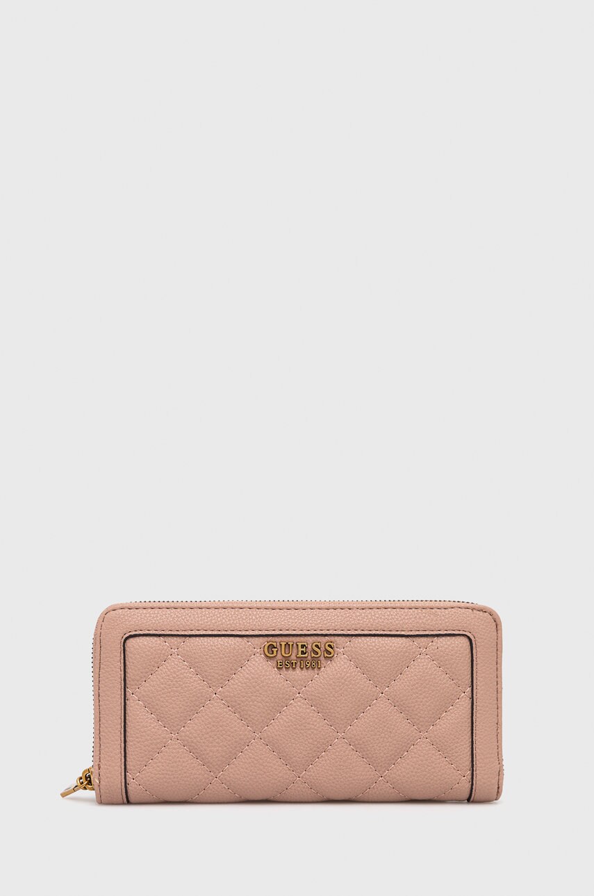 

Портфейл Guess дамски в розово, Розов