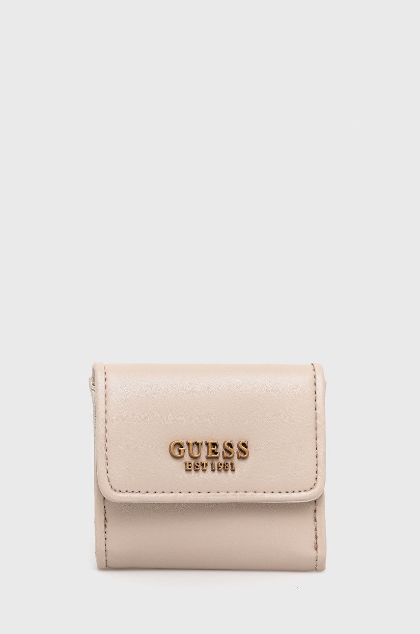 

Портфейл Guess дамски в кафяво, Бежов