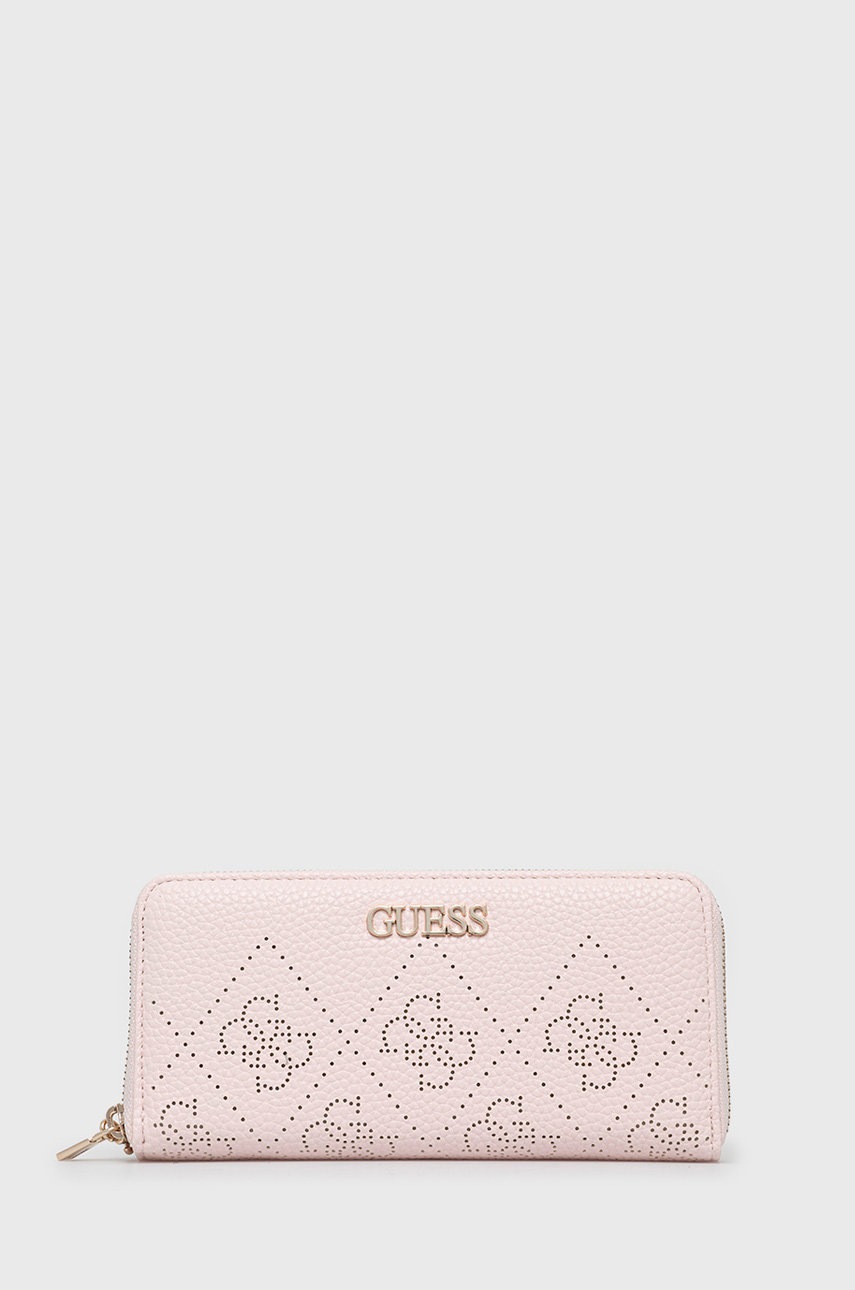 

Портфейл Guess дамски в розово, Розов