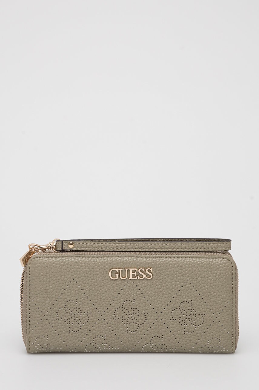 

Портфейл Guess дамски в сиво, Сив