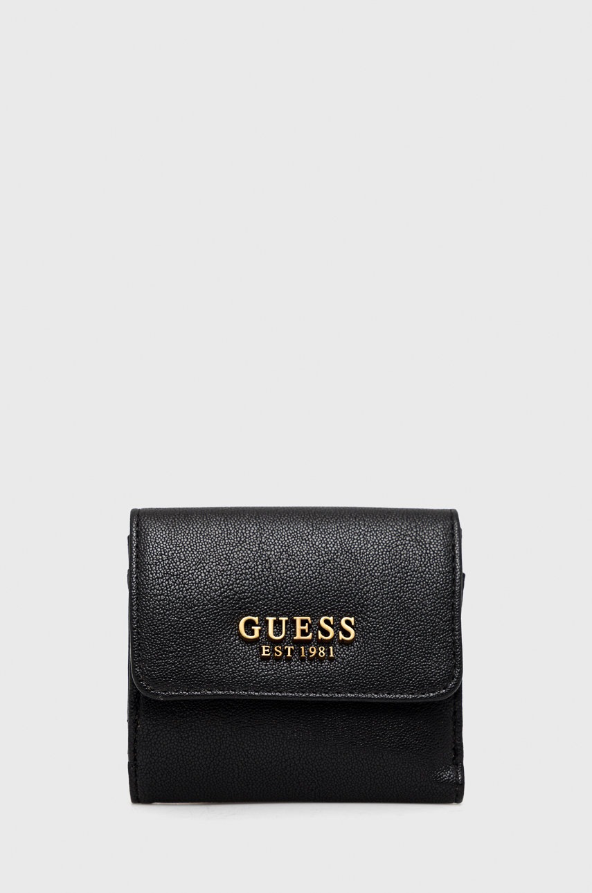

Портфейл Guess дамски в черно, Черен
