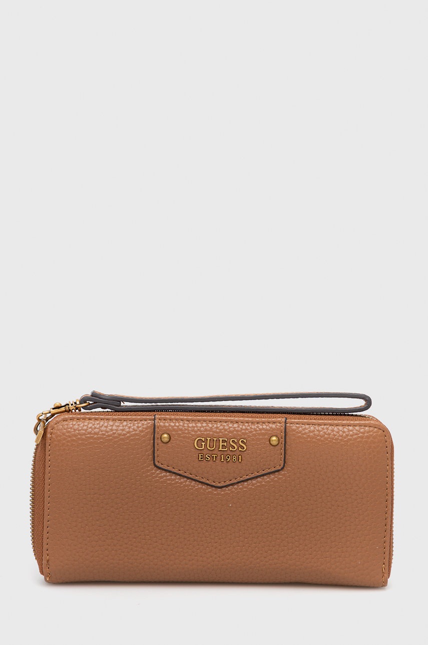 

Портфейл Guess дамски в кафяво, Кафяв