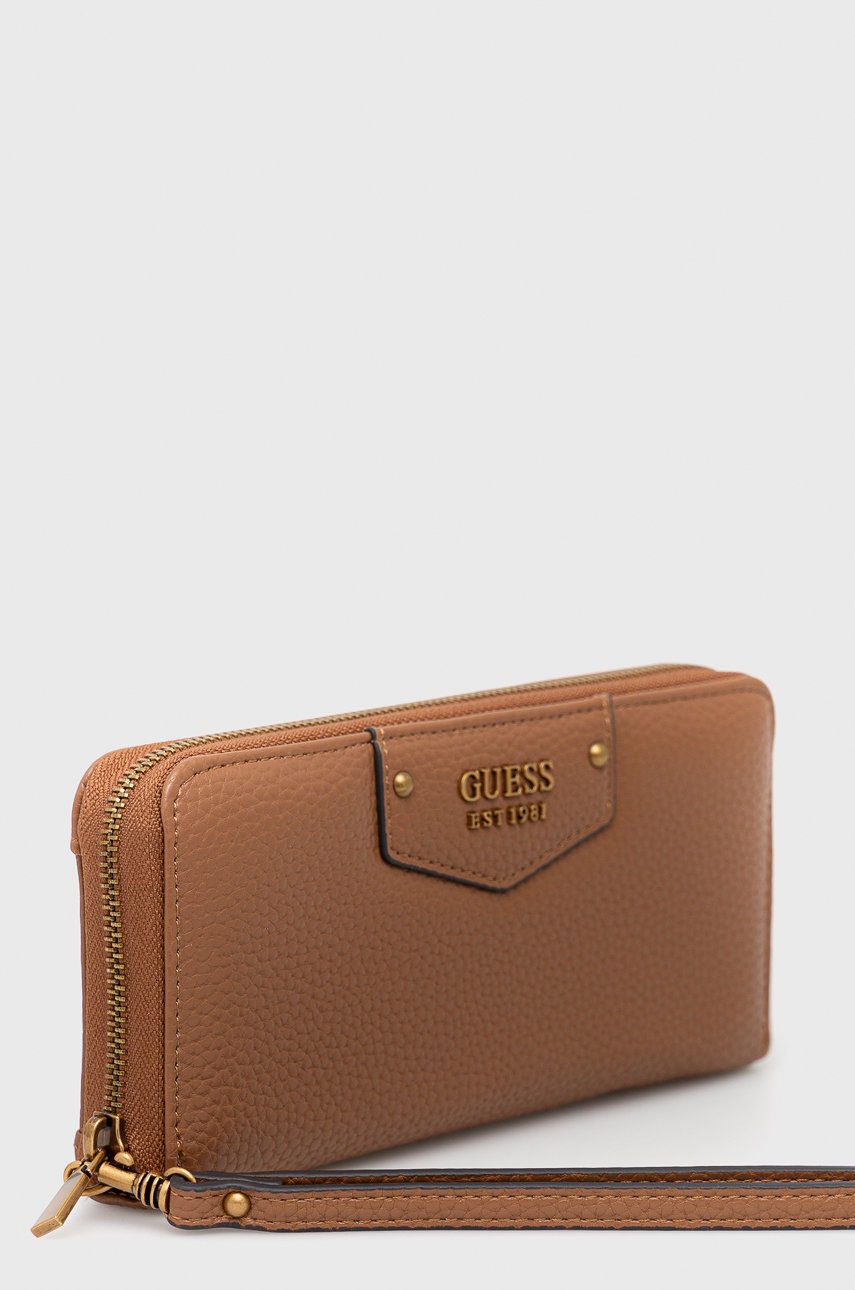 

Кошелек Guess женский цвет коричневый