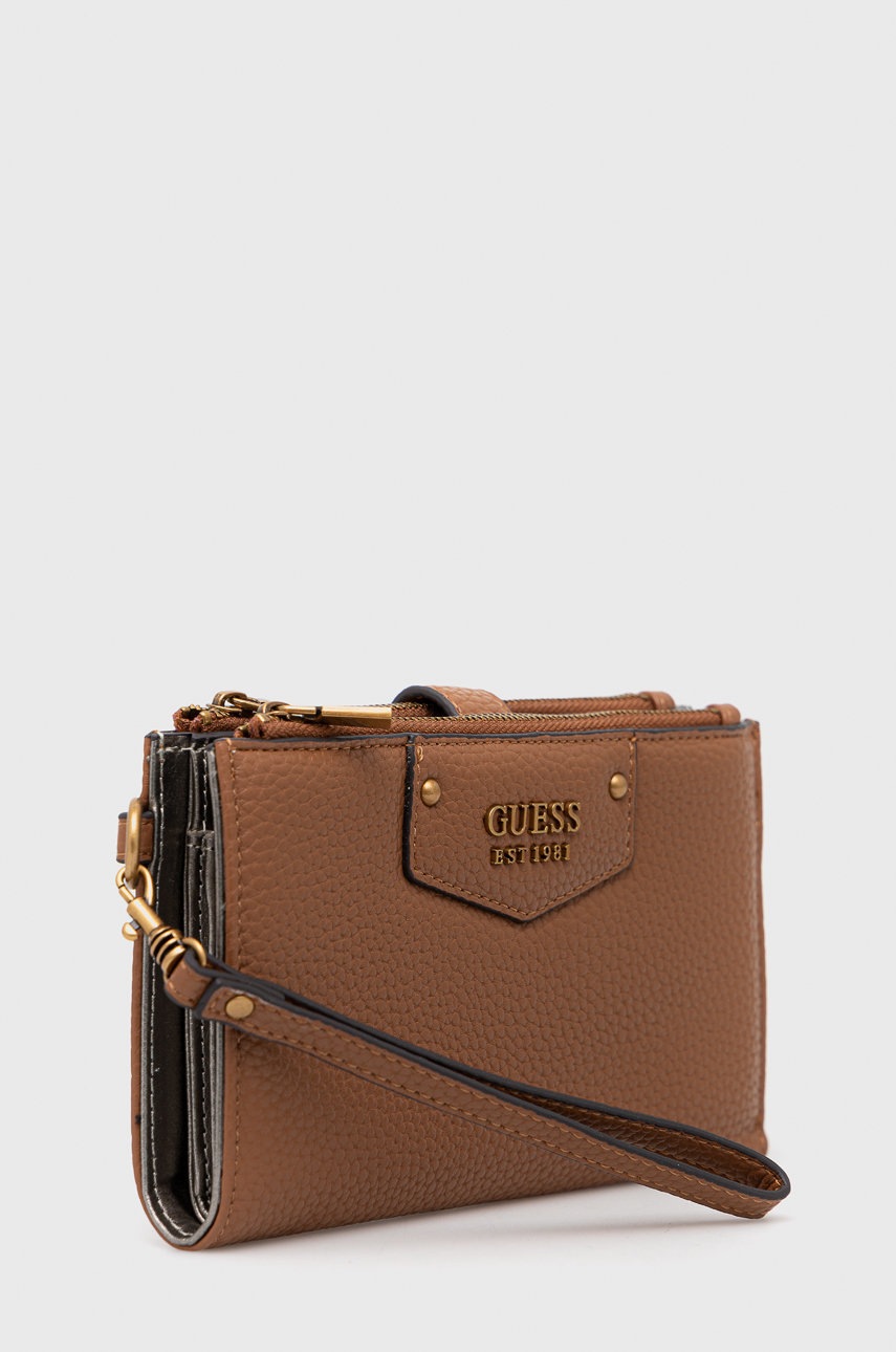 

Гаманець Guess жіночий колір коричневий