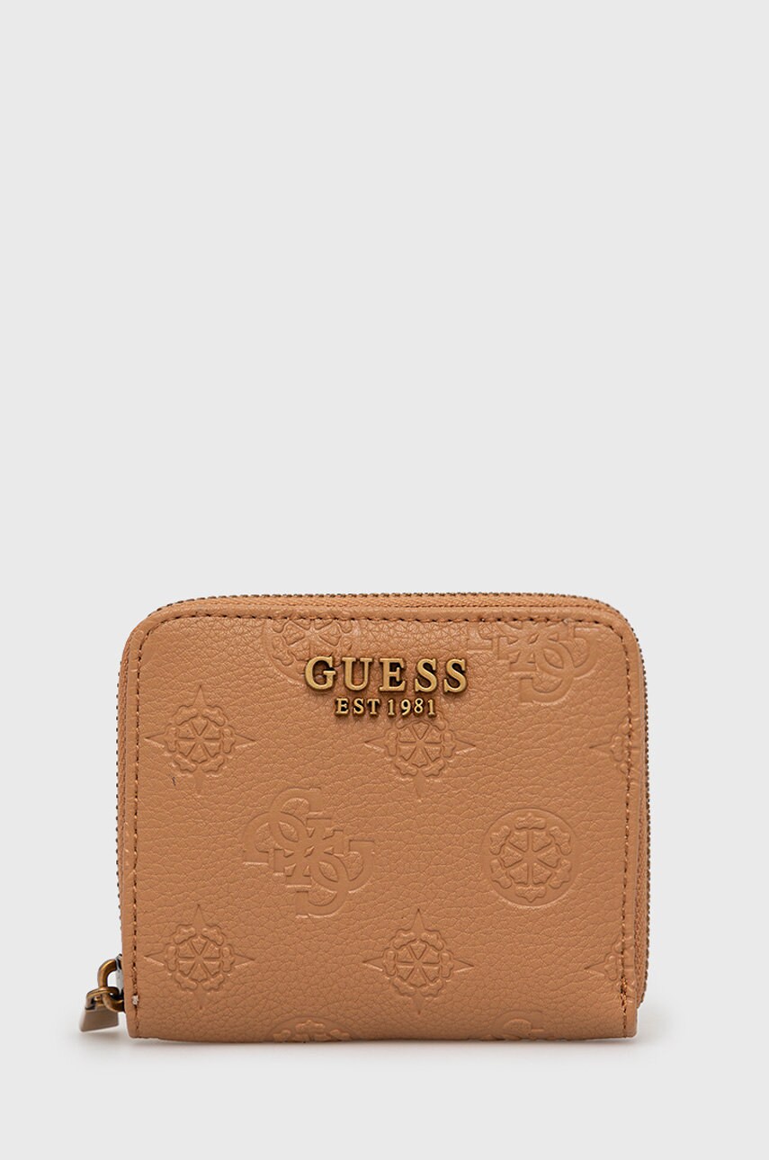 

Портфейл Guess дамски в кафяво, Кафяв