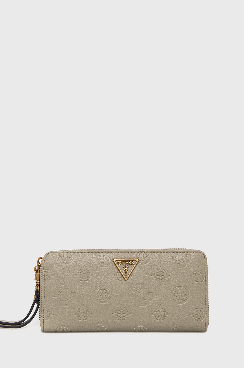 

Портфейл Guess дамски в сиво, Сив