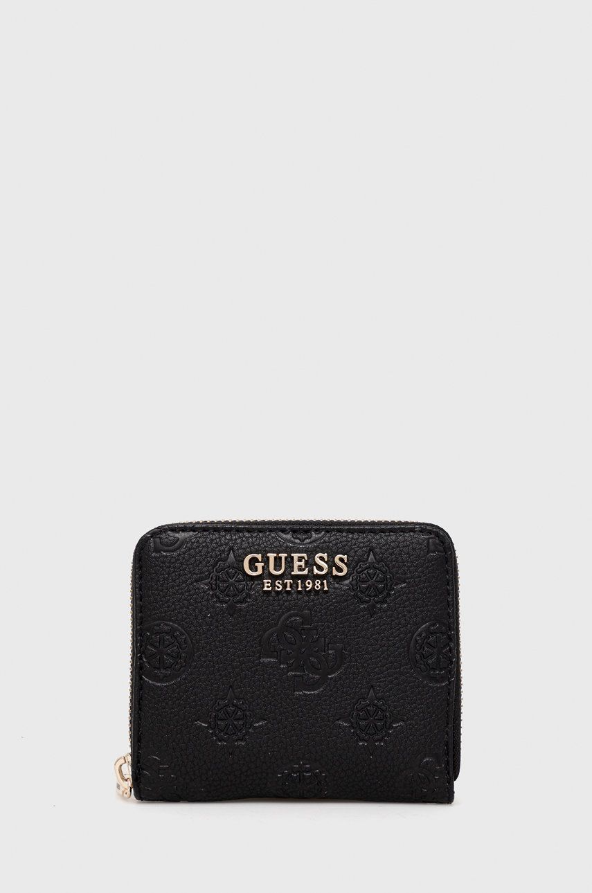 

Портфейл Guess дамски в черно, Черен