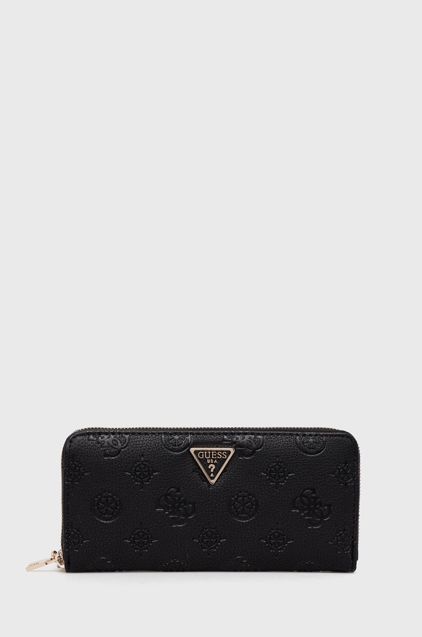 

Портфейл Guess дамски в черно, Черен
