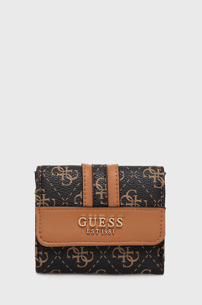 

Портфейл Guess дамски в кафяво, Кафяв