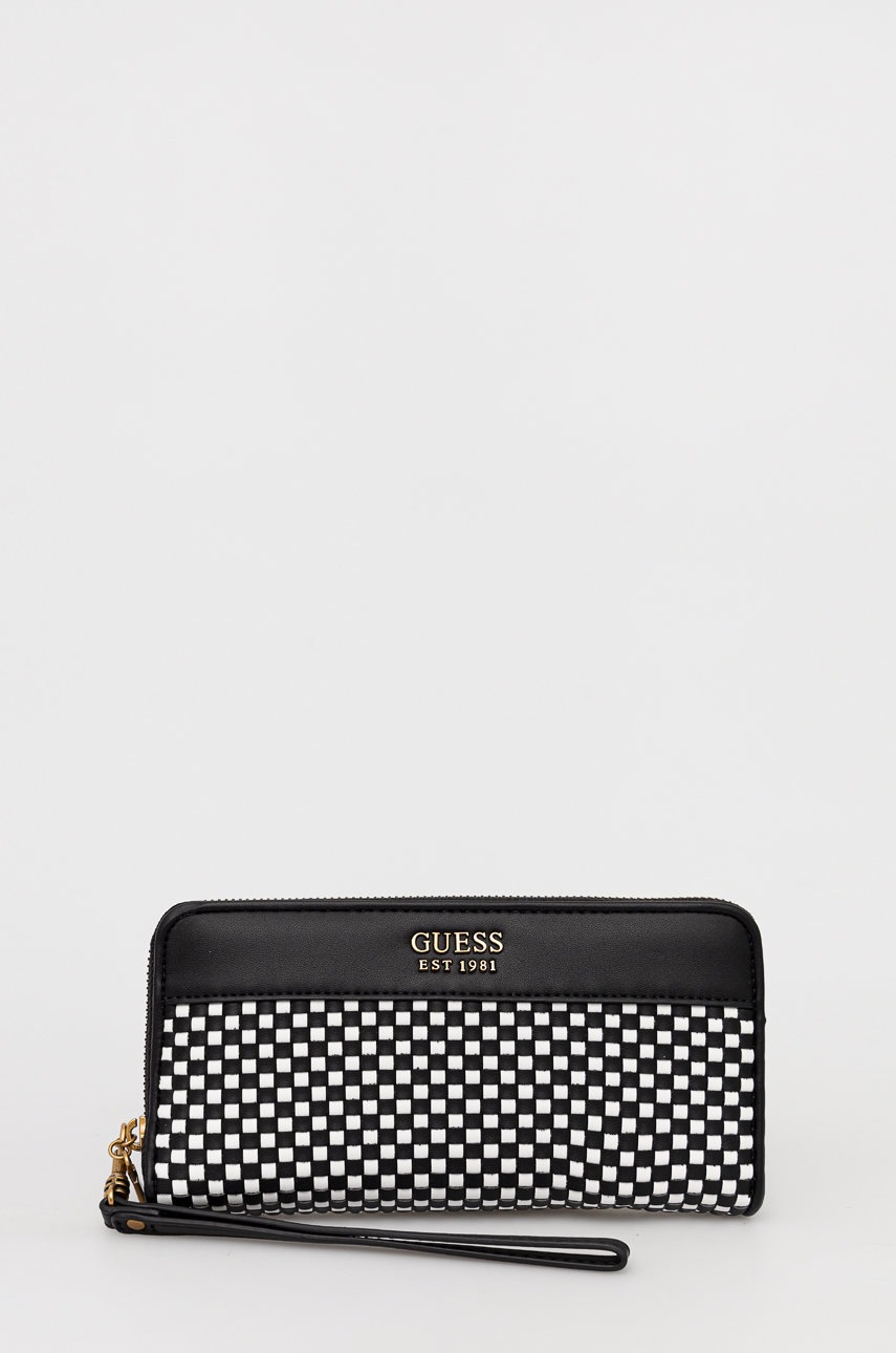 

Портфейл Guess дамски в черно, Черен