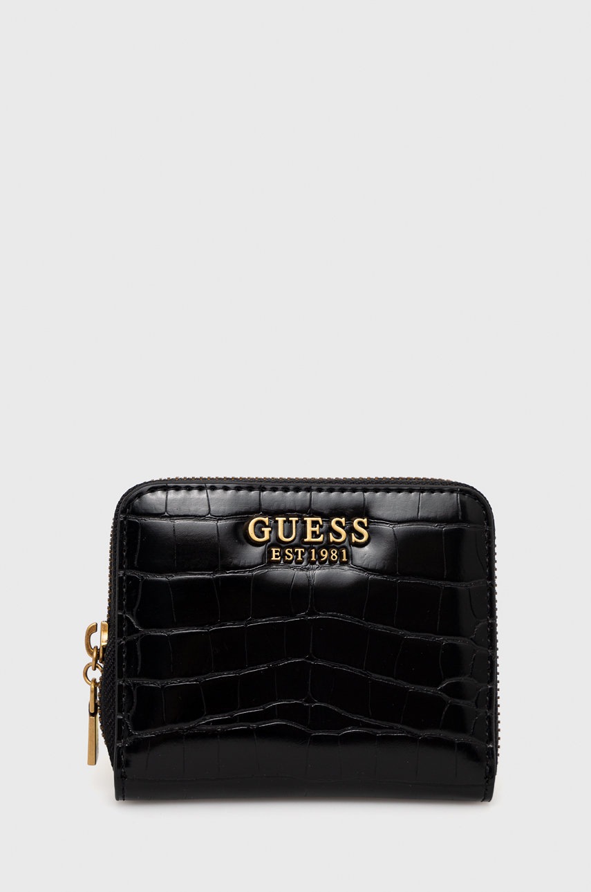 

Портфейл Guess дамски в черно, Черен
