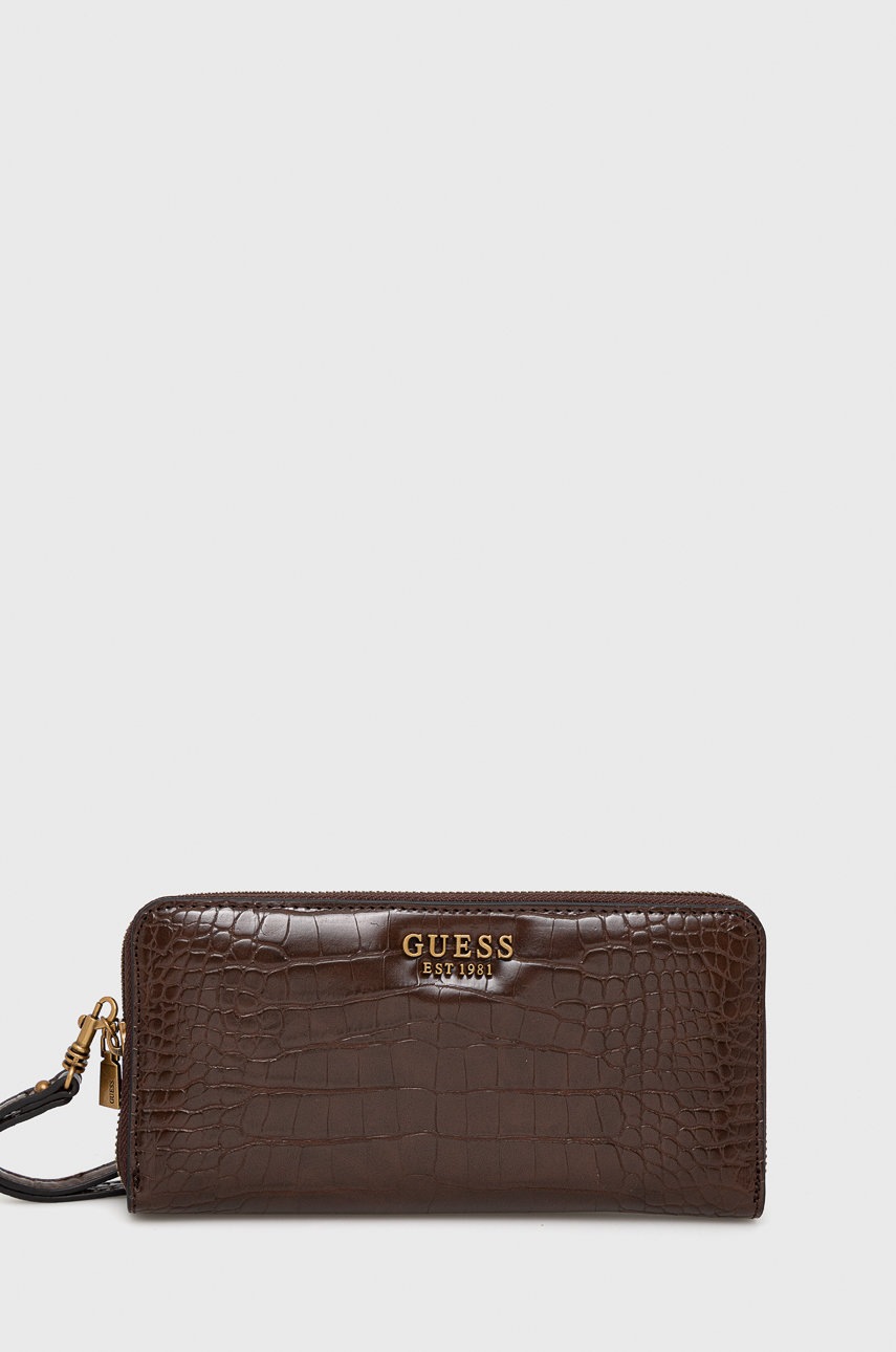 

Портфейл Guess дамски в кафяво, Кафяв