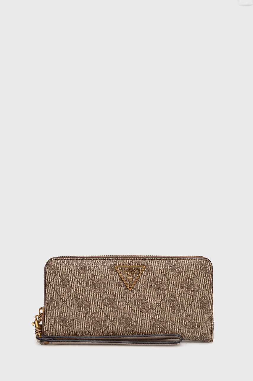 

Портфейл Guess дамски в бежово, Бежов