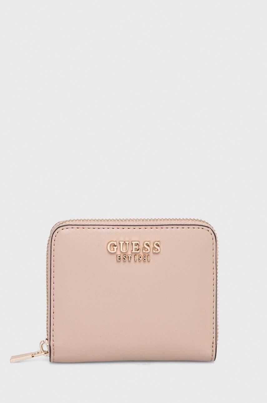 

Портмоне Guess LAUREL дамски в бежово SWVG85 00370, Бежов