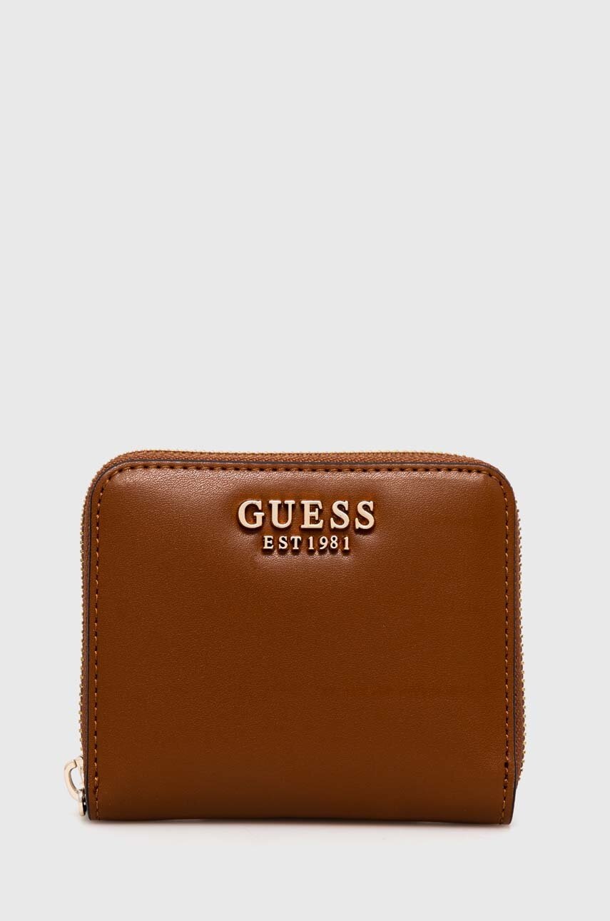 

Портмоне Guess дамски в черно, Кафяв
