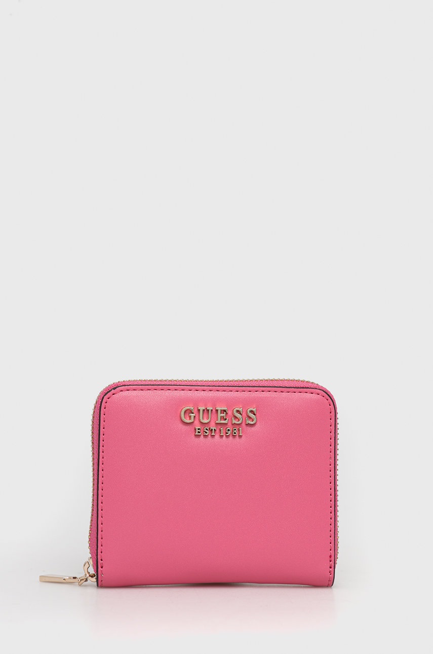 

Портфейл Guess дамски в розово, Розов