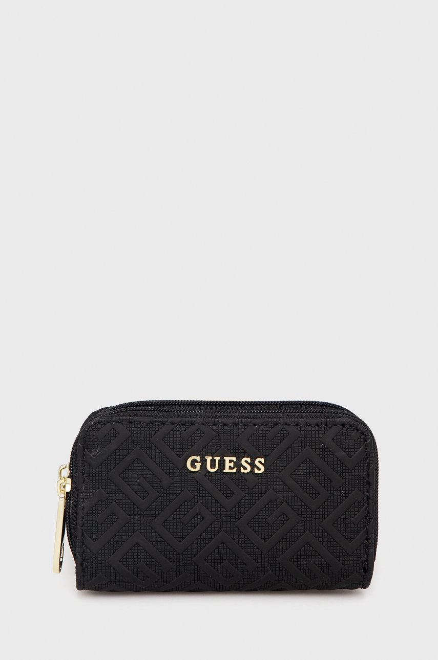

Портфейл Guess дамски в черно, Черен
