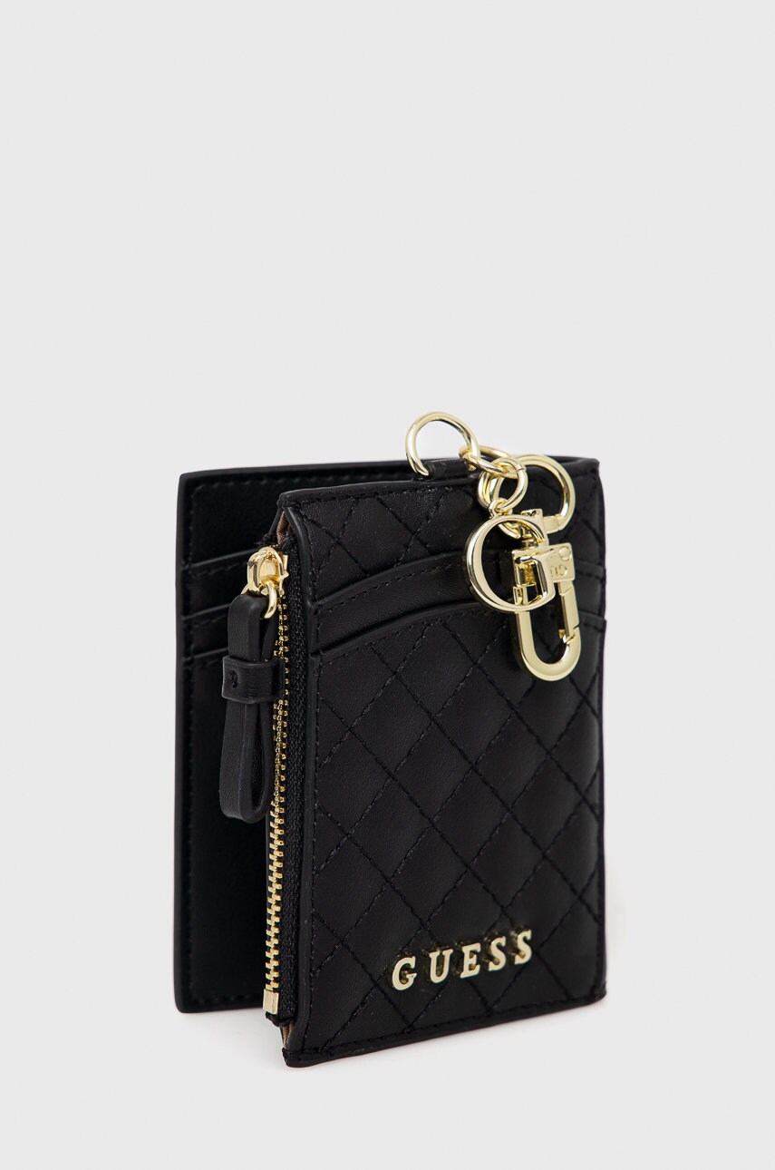 

Чохол на банківські карти Guess жіночий колір чорний