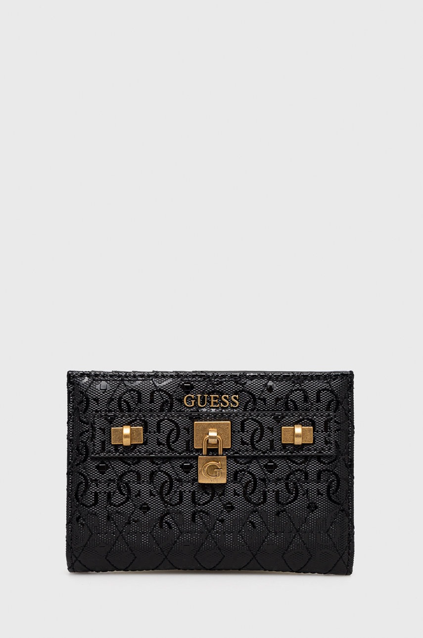 

Портфейл Guess дамски в черно, Черен