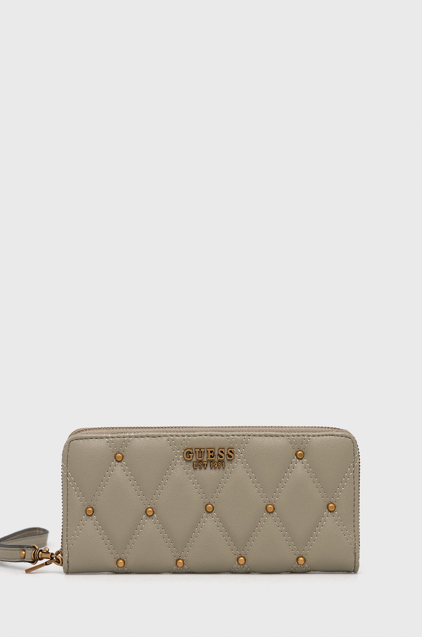 

Портфейл Guess дамски в зелено, Зелен