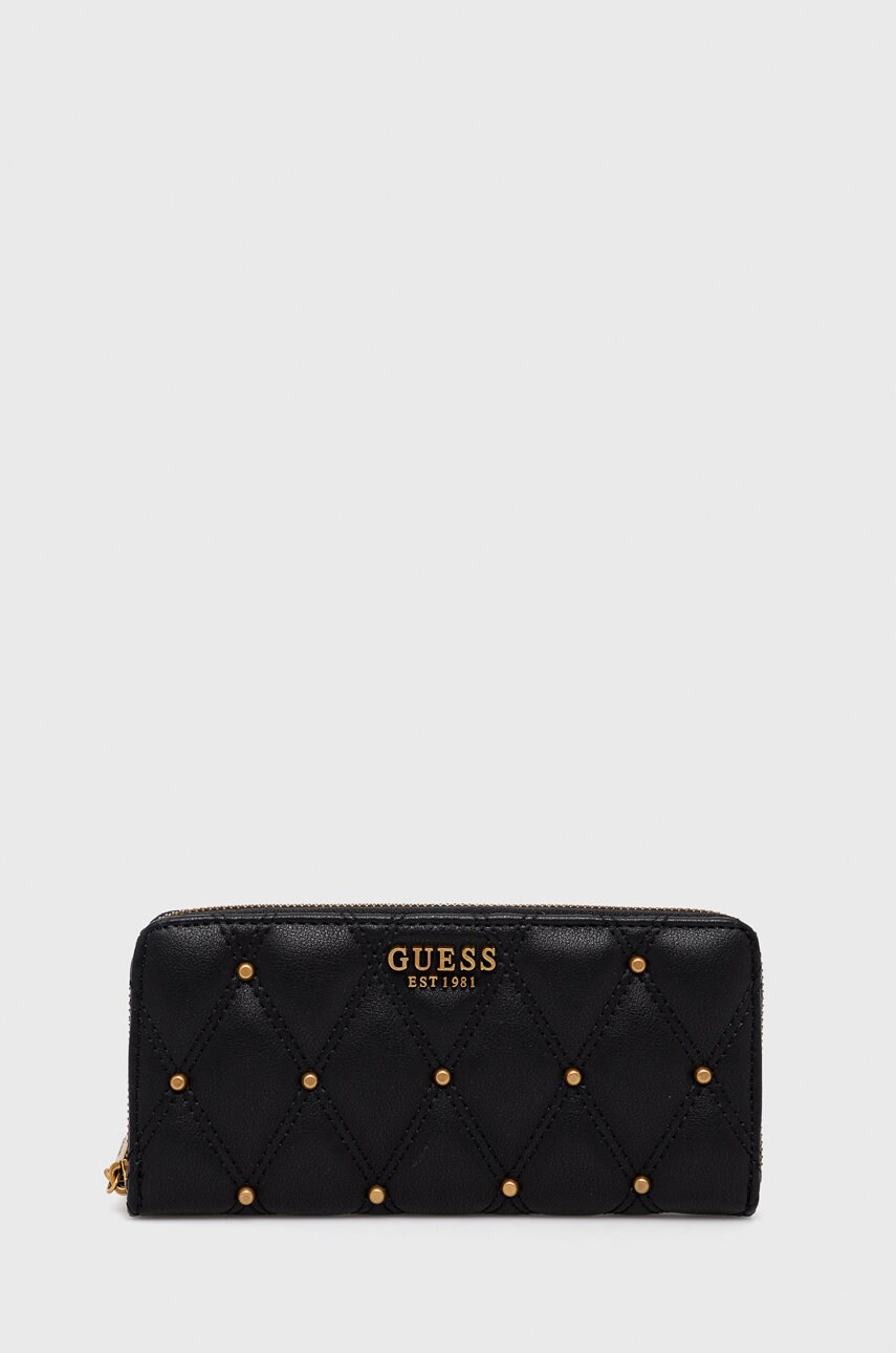 

Портфейл Guess дамски в черно, Черен